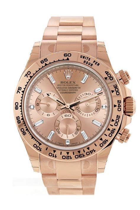 rolex daytona pink gold siambrandname|Rolex 18 ct dial.